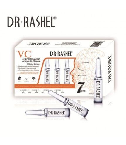 امپول ضدلک و روشن کننده دکتر راشل Dr Rashed VC تعداد 7 عدد